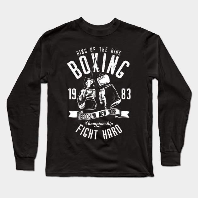 Boxing legend Long Sleeve T-Shirt by patricks_workout